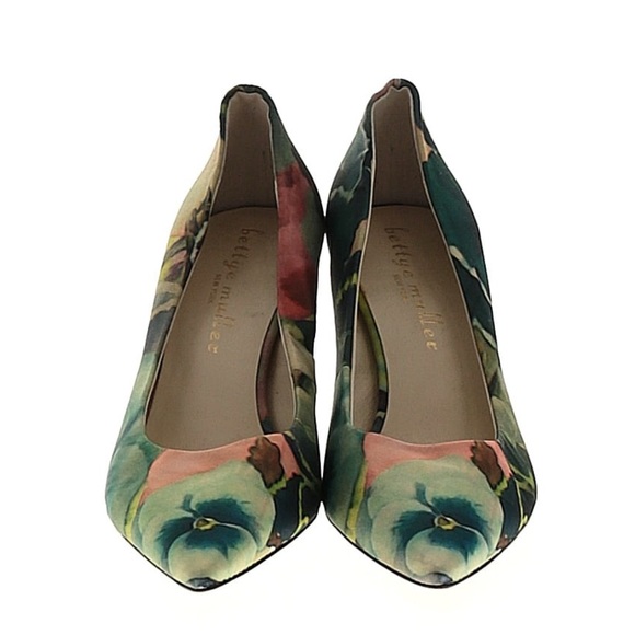Bettye Muller floral heels 8.5 - Picture 2 of 6